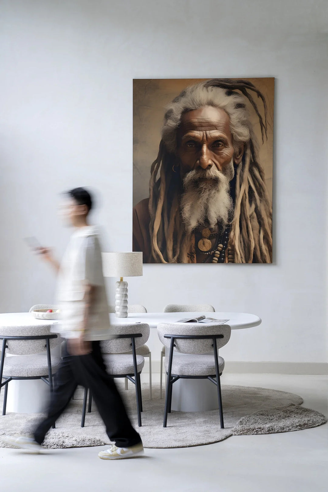 Wise Man - Moderne Wanddecoratie | Artprint, Glass Art & Wandkleed