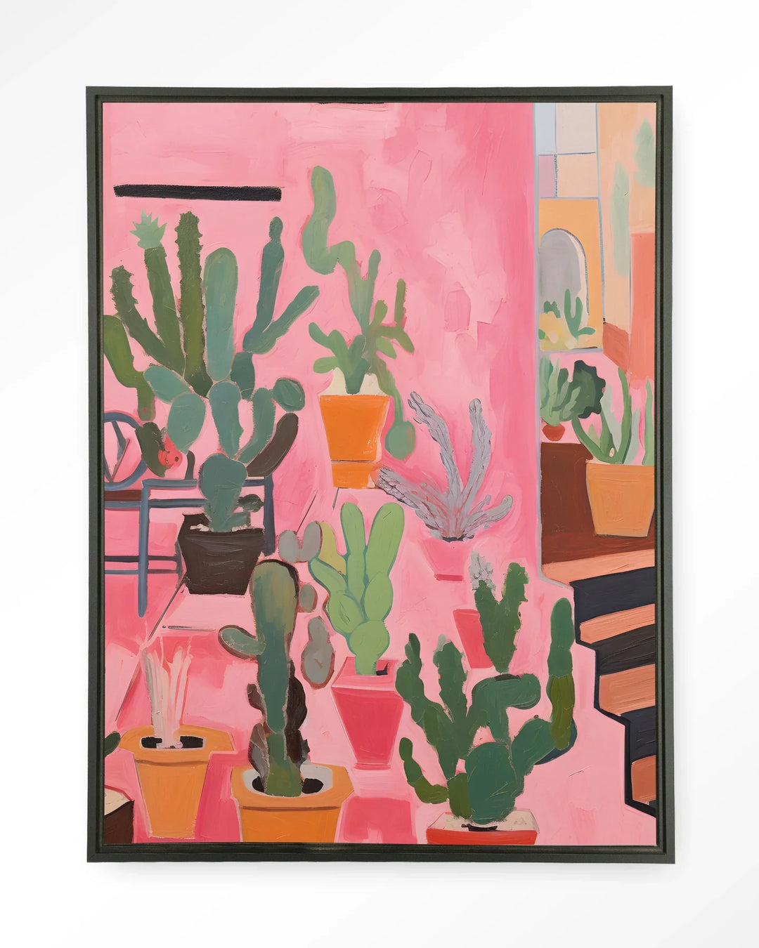 Cactus Party - Moderne Wanddecoratie | Artprint, Glass Art & Wandkleed