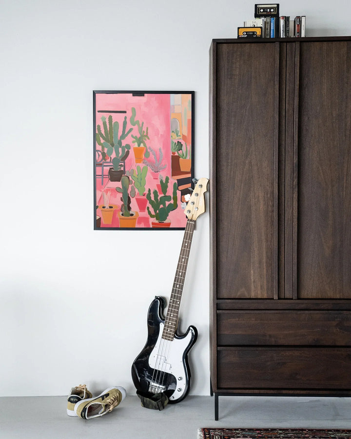 Cactus Party - Moderne Wanddecoratie | Artprint, Glass Art & Wandkleed