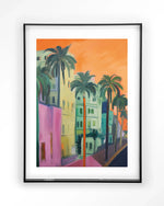 Palm Street - Moderne Wanddecoratie | Artprint, Glass Art & Wandkleed