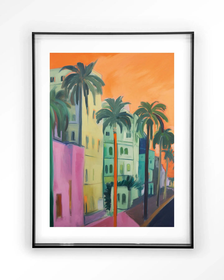 Palm Street - Moderne Wanddecoratie | Artprint, Glass Art & Wandkleed