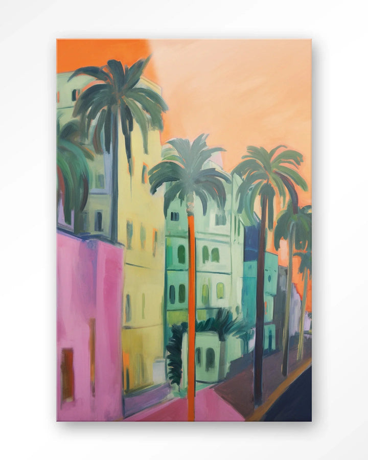 Palm Street - Moderne Wanddecoratie | Artprint, Glass Art & Wandkleed