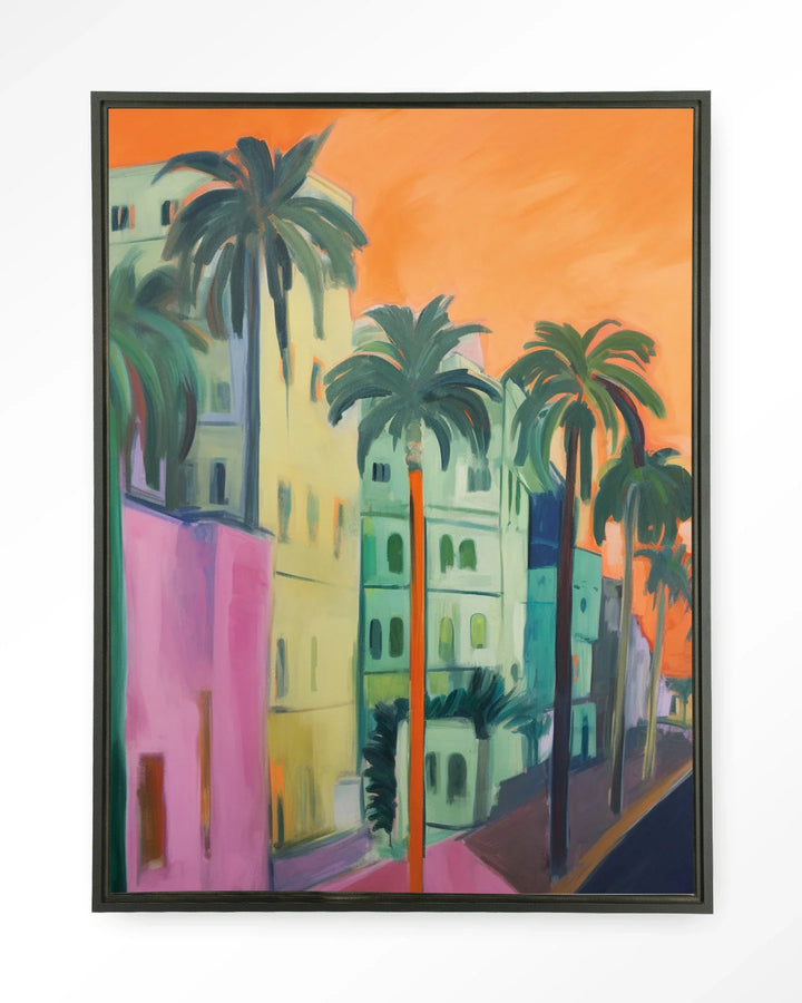 Palm Street - Moderne Wanddecoratie | Artprint, Glass Art & Wandkleed