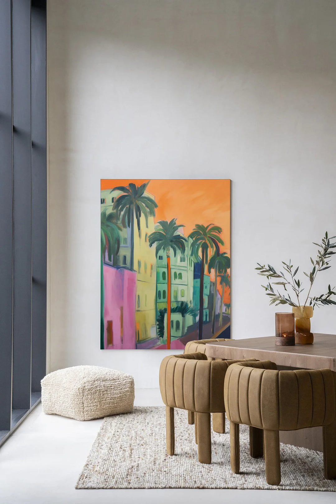 Palm Street - Moderne Wanddecoratie | Artprint, Glass Art & Wandkleed