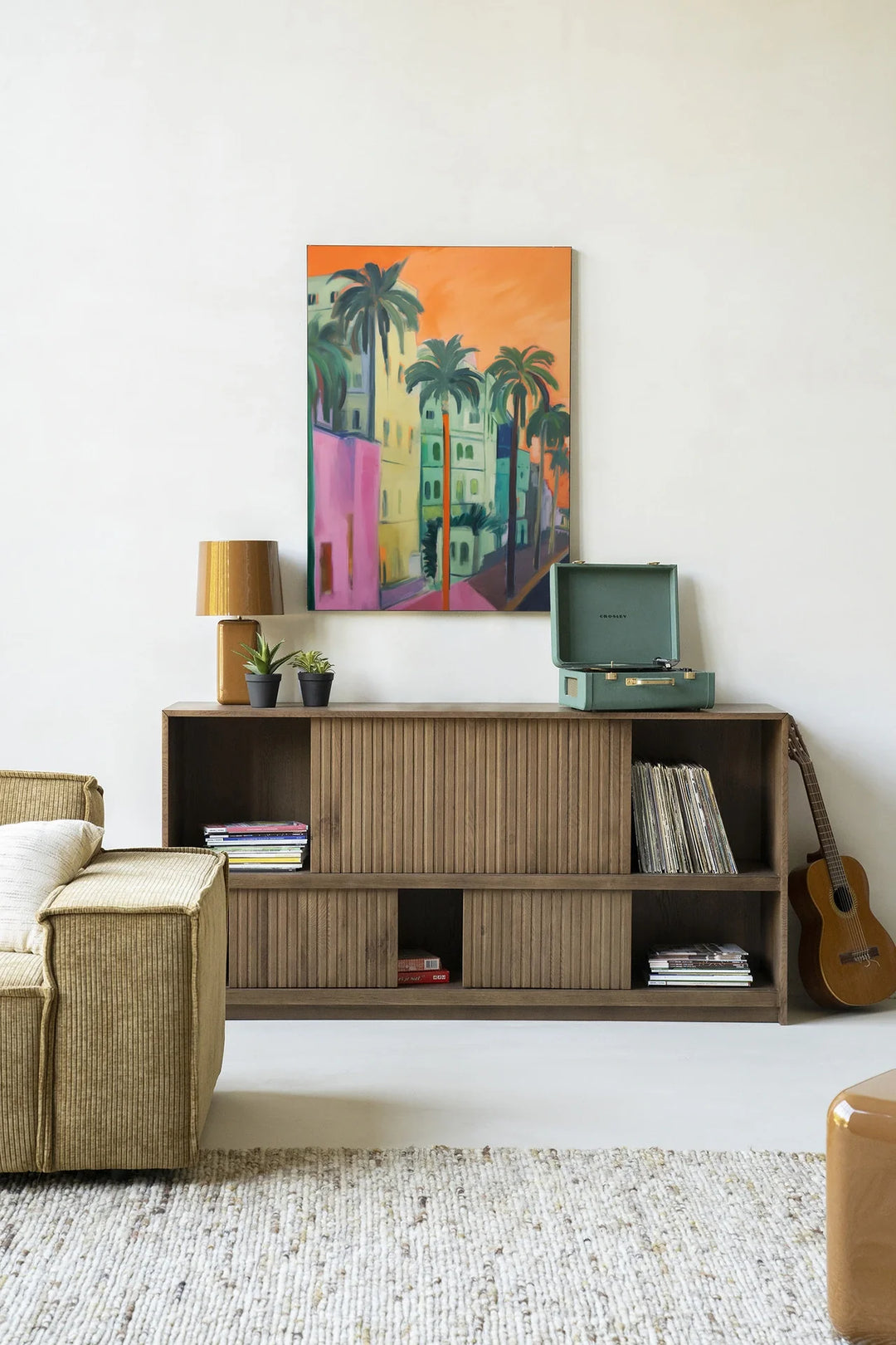 Palm Street - Moderne Wanddecoratie | Artprint, Glass Art & Wandkleed