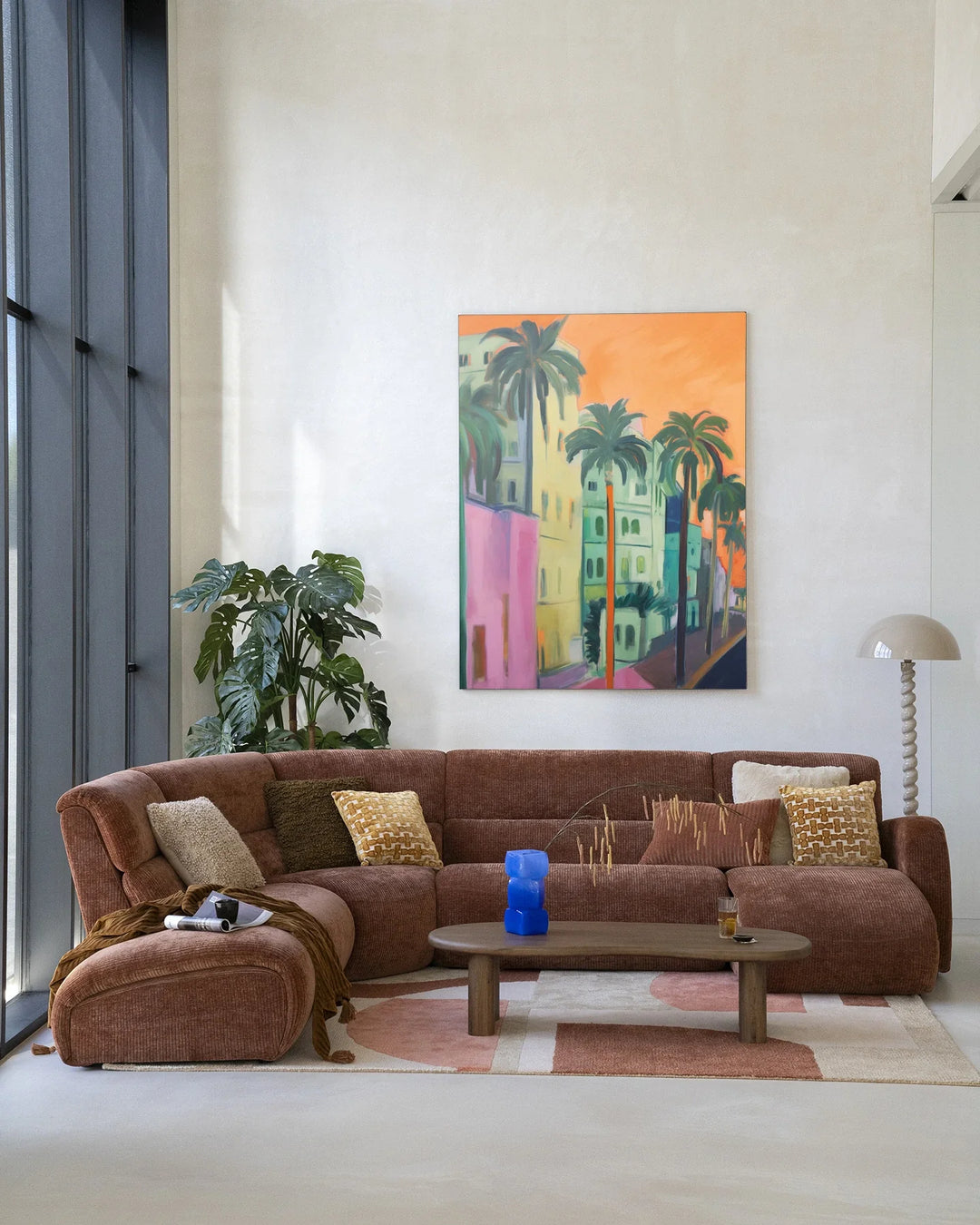 Palm Street - Moderne Wanddecoratie | Artprint, Glass Art & Wandkleed
