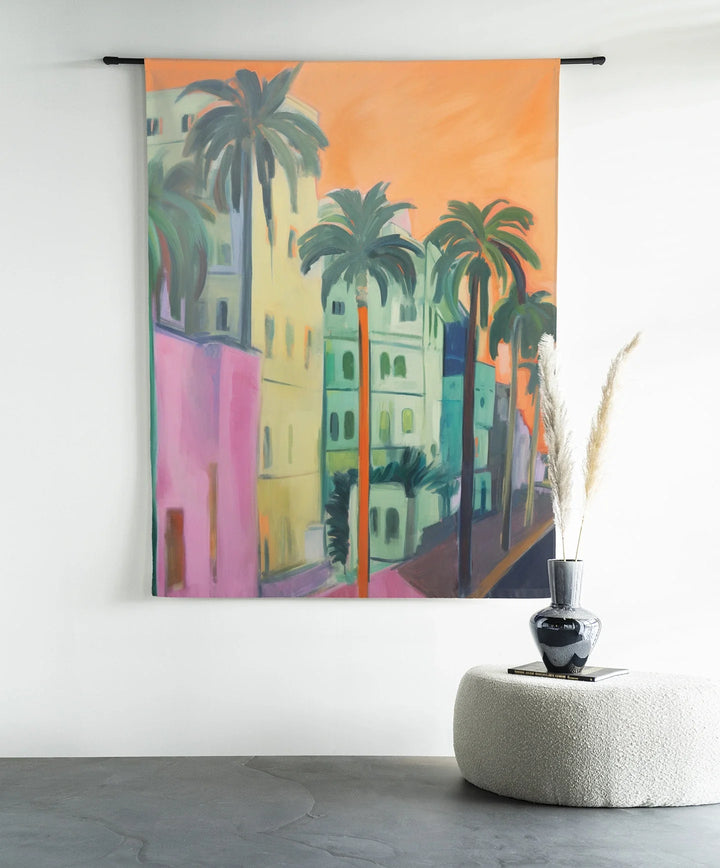 Palm Street - Moderne Wanddecoratie | Artprint, Glass Art & Wandkleed