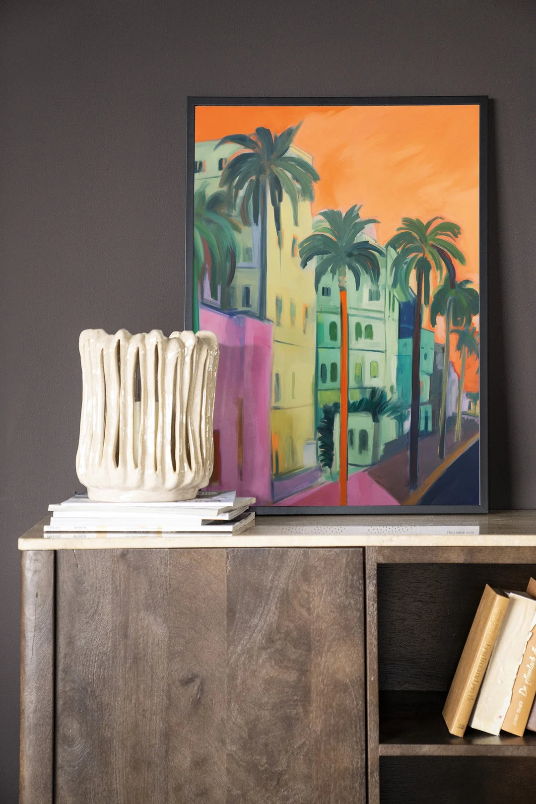 Palm Street - Moderne Wanddecoratie | Artprint, Glass Art & Wandkleed