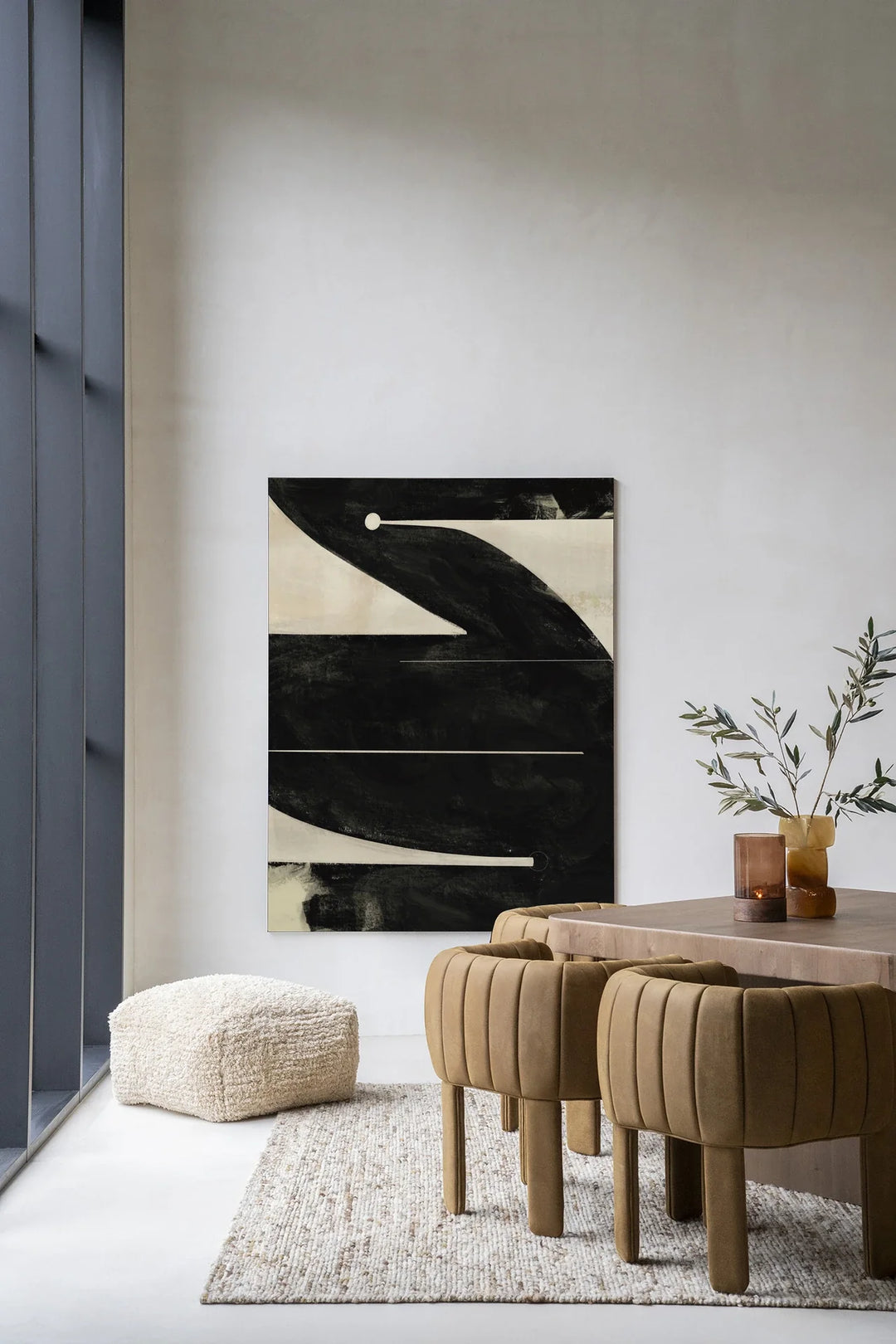 Nocturne Oasis - Moderne Wanddecoratie | Artprint, Glass Art & Wandkleed