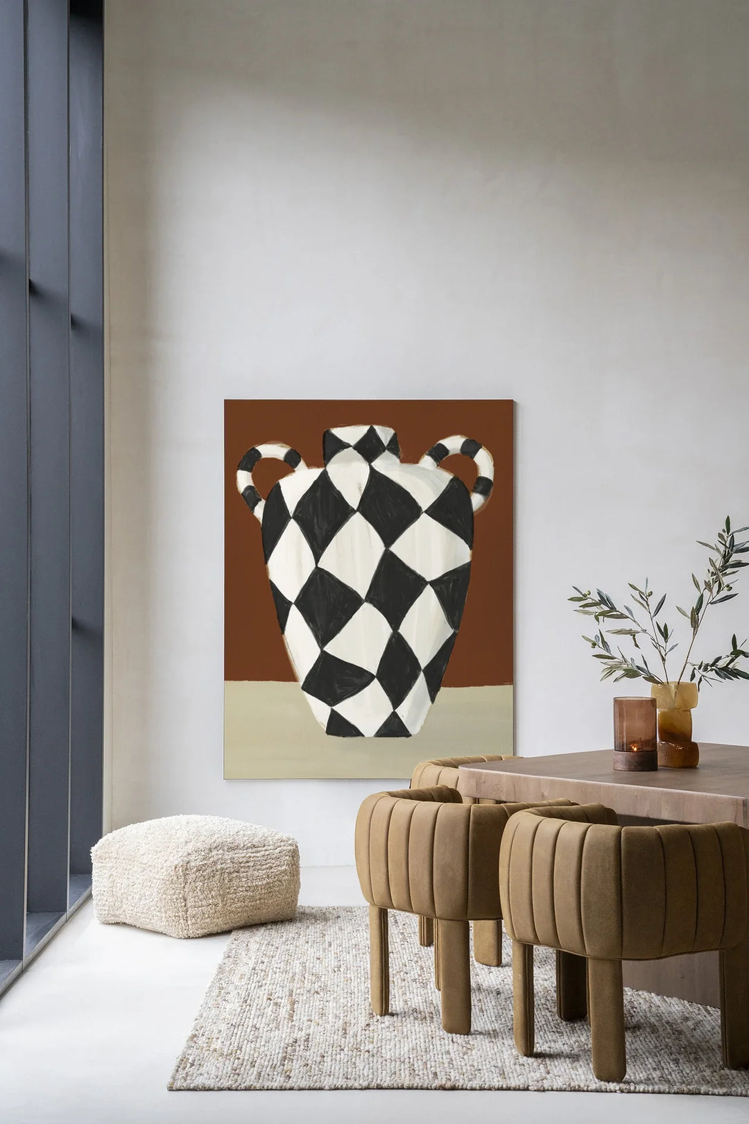 Vivid Vase 01 - Moderne Wanddecoratie | Artprint, Glass Art & Wandkleed