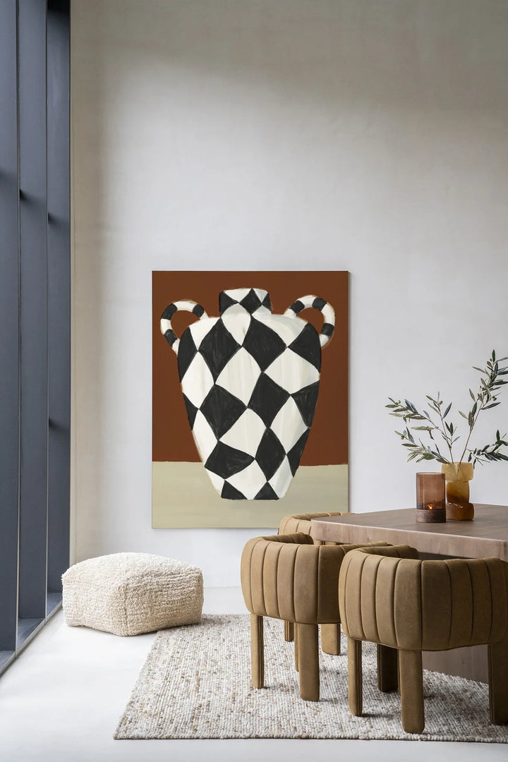 Vivid Vase 01 - Moderne Wanddecoratie | Artprint, Glass Art & Wandkleed