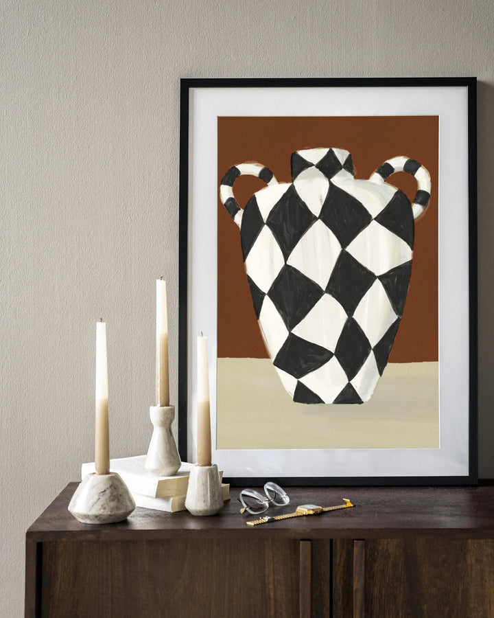 Vivid Vase 01 - Moderne Wanddecoratie | Artprint, Glass Art & Wandkleed