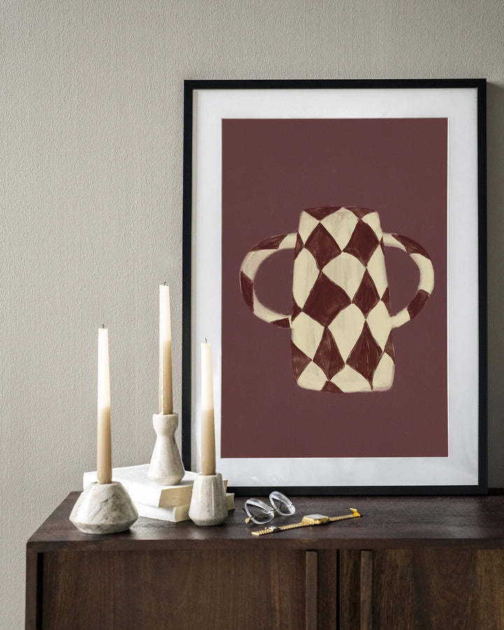 Vivid Vase 07 - Moderne Wanddecoratie | Artprint, Glass Art & Wandkleed