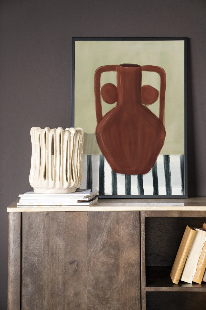 Vivid Vase 10 - Moderne Wanddecoratie | Artprint, Glass Art & Wandkleed