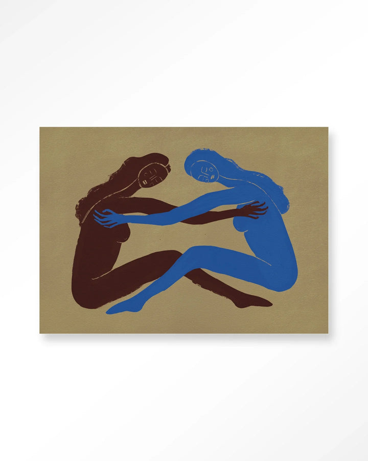 Serene Embrace - Moderne Wanddecoratie | Artprint, Glass Art & Wandkleed