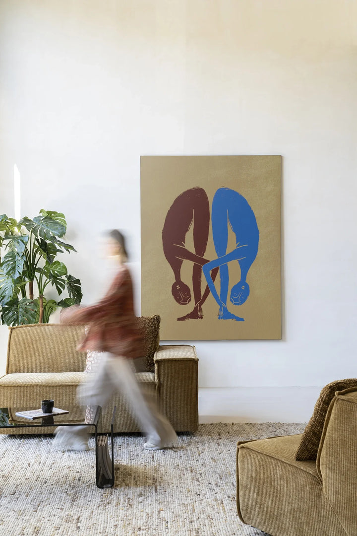 Soul Stretch - Moderne Wanddecoratie | Artprint, Glass Art & Wandkleed