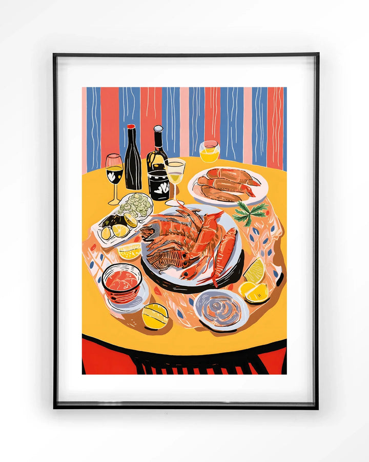 Fruits de Mer - Moderne Wanddecoratie | Artprint, Glass Art & Wandkleed
