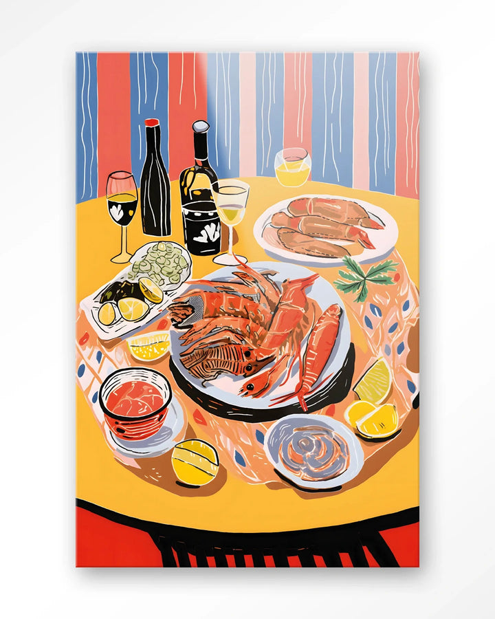 Fruits de Mer - Moderne Wanddecoratie | Artprint, Glass Art & Wandkleed