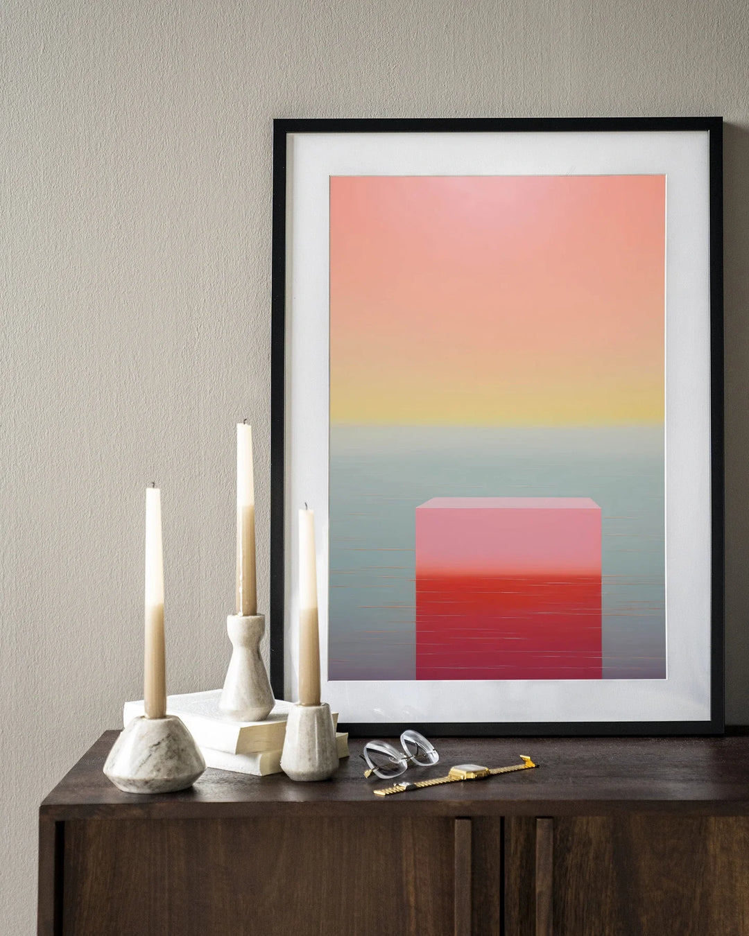 Gradient 3 - Moderne Wanddecoratie | Artprint, Glass Art & Wandkleed