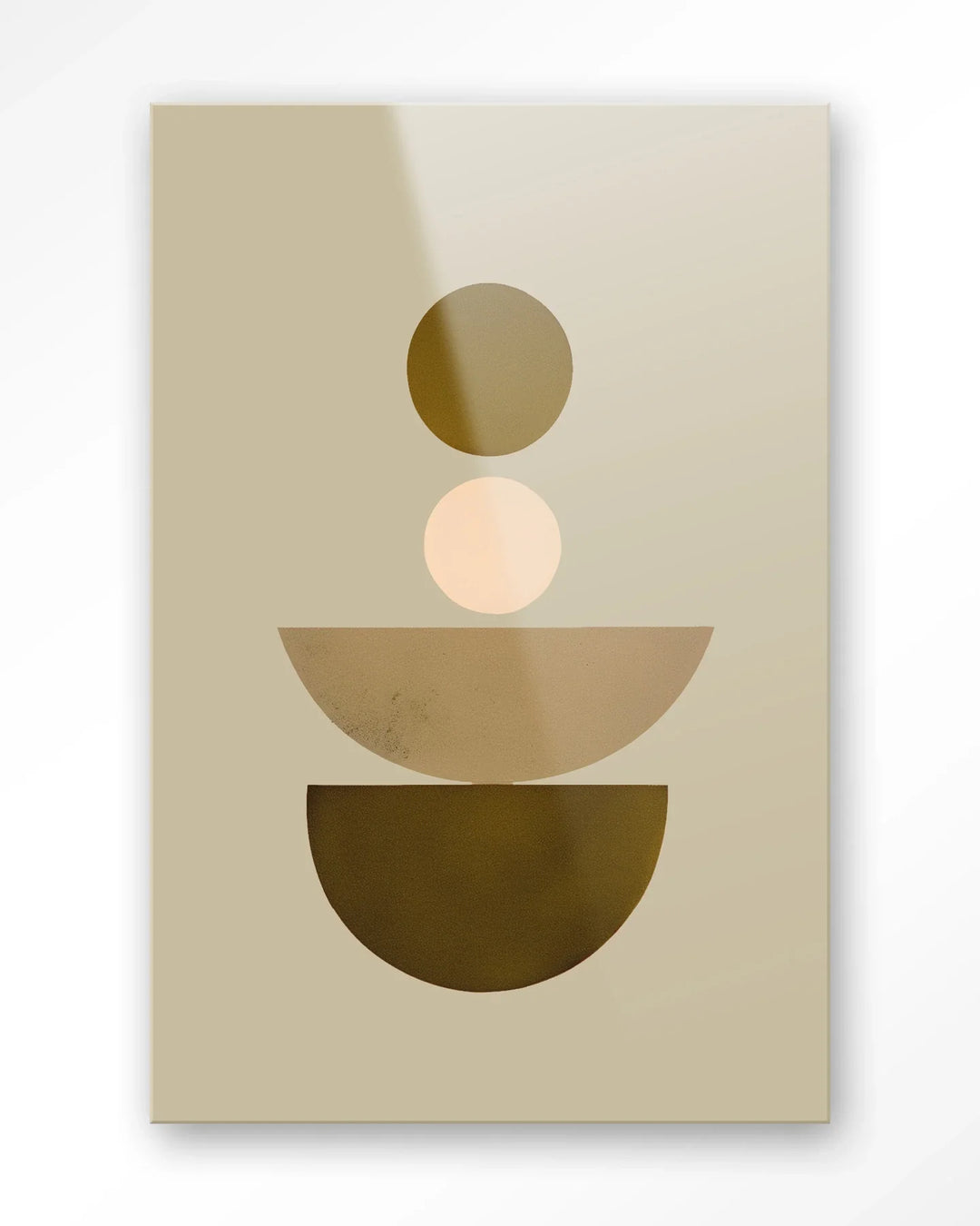 Forma 1 Beige - Moderne Wanddecoratie | Artprint, Glass Art & Wandkleed