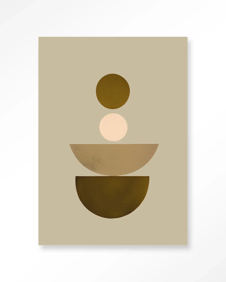Forma 1 Beige - Moderne Wanddecoratie | Artprint, Glass Art & Wandkleed