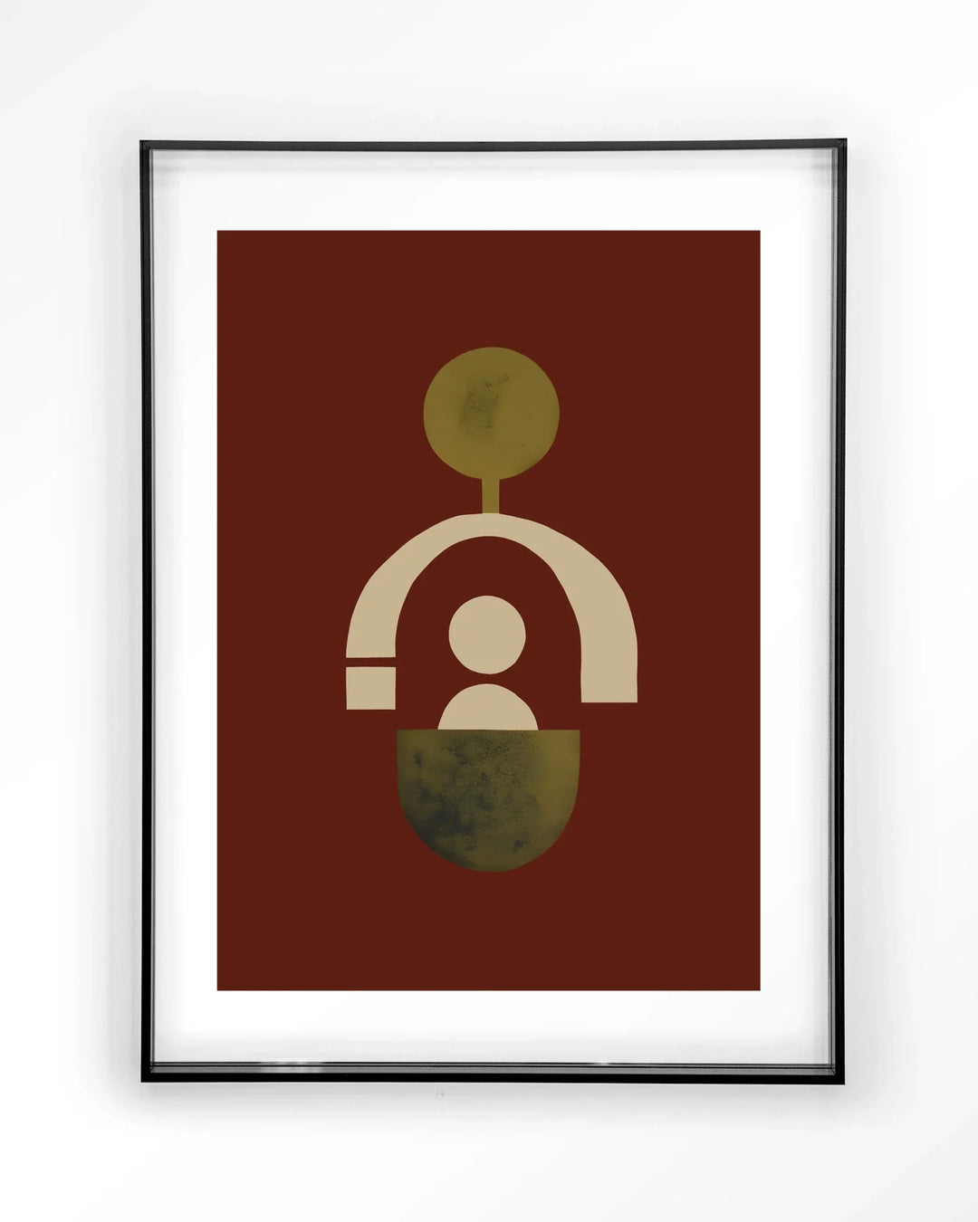 Forma 2 Red - Moderne Wanddecoratie | Artprint, Glass Art & Wandkleed