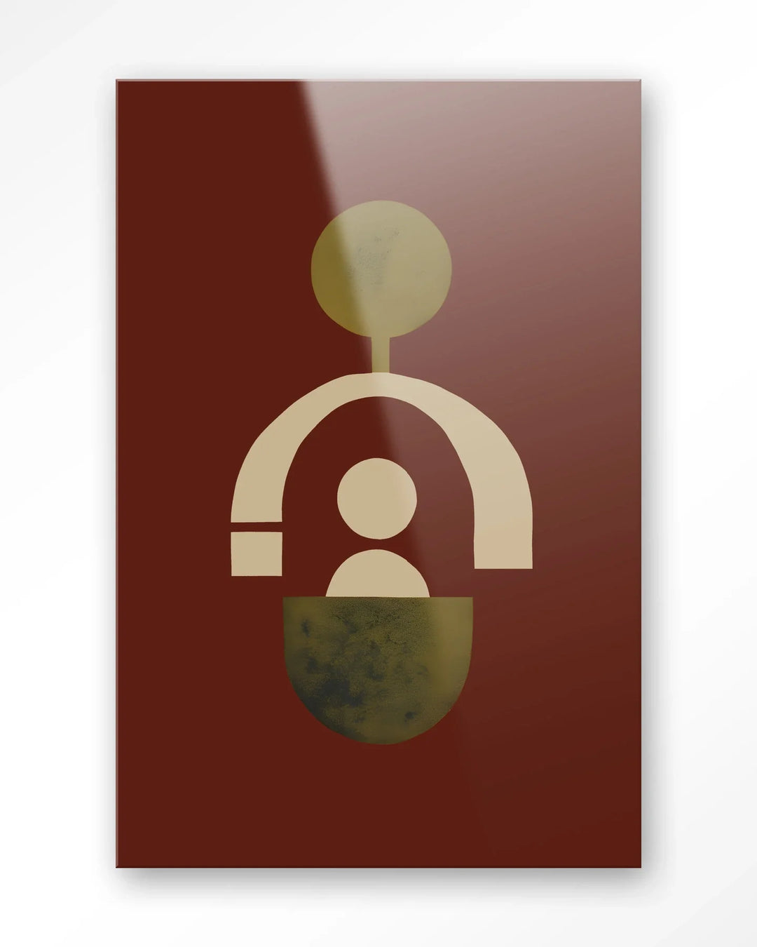 Forma 2 Red - Moderne Wanddecoratie | Artprint, Glass Art & Wandkleed