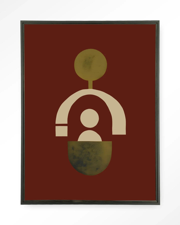 Forma 2 Red - Moderne Wanddecoratie | Artprint, Glass Art & Wandkleed