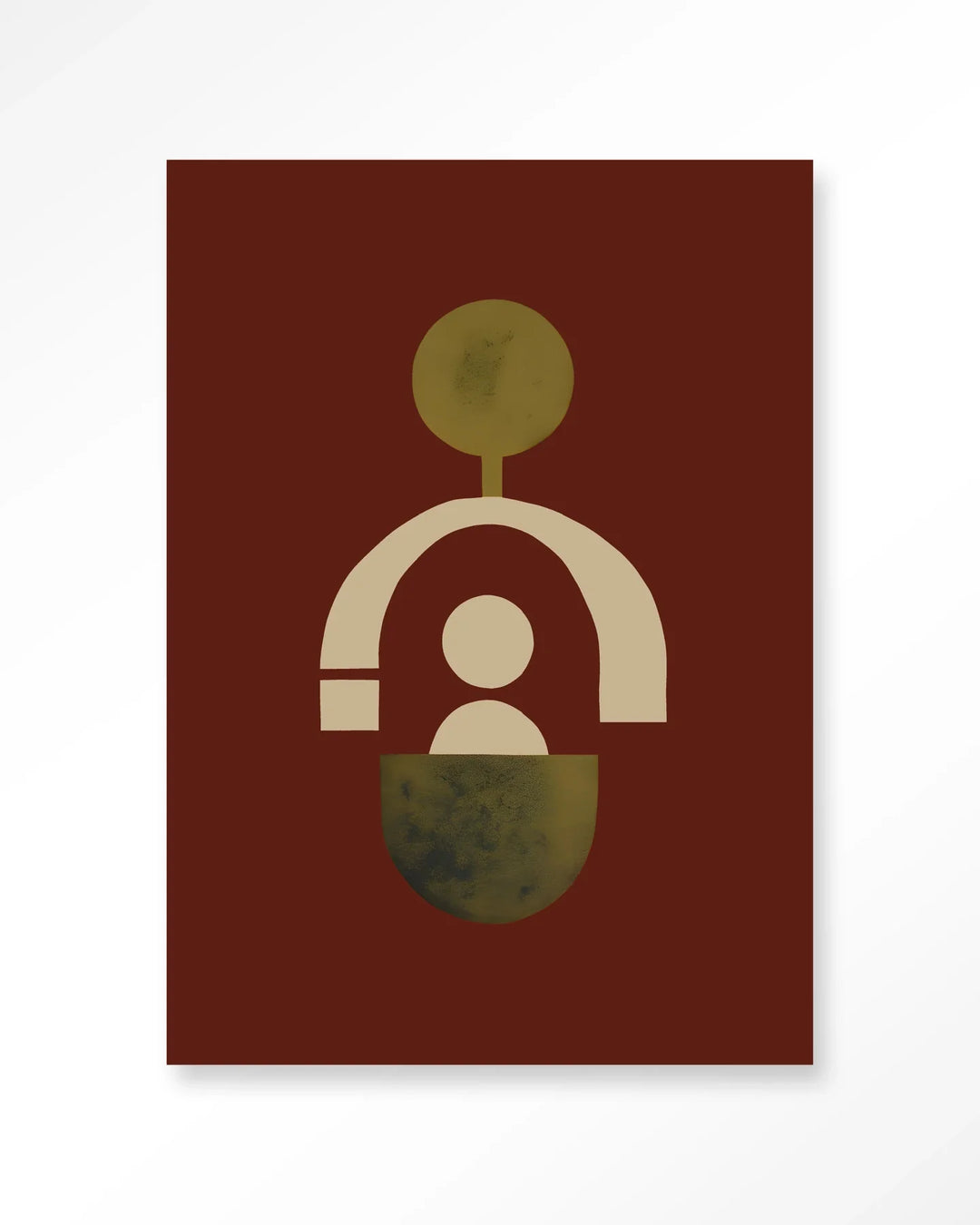 Forma 2 Red - Moderne Wanddecoratie | Artprint, Glass Art & Wandkleed