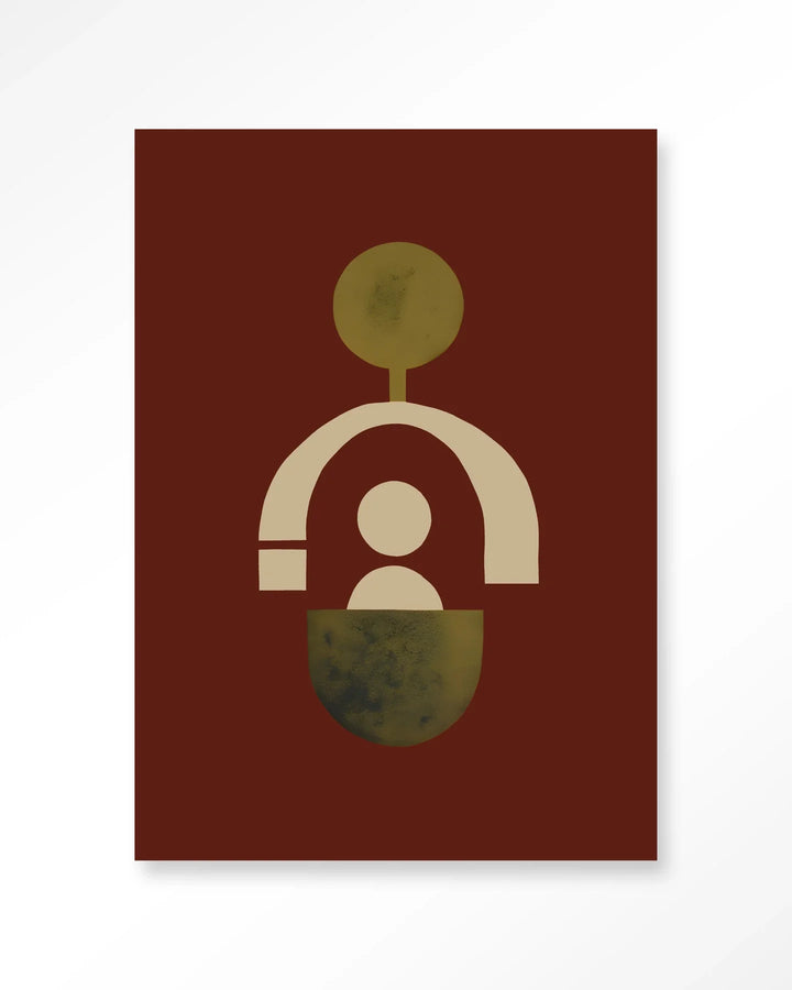 Forma 2 Red - Moderne Wanddecoratie | Artprint, Glass Art & Wandkleed