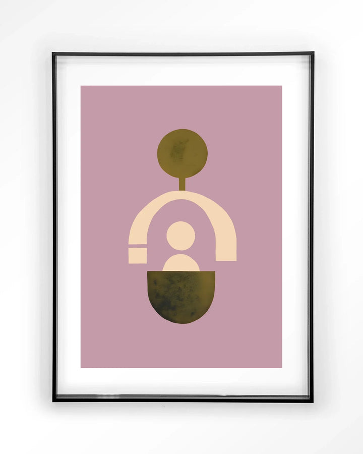 Forma 2 Lilac - Moderne Wanddecoratie | Artprint, Glass Art & Wandkleed