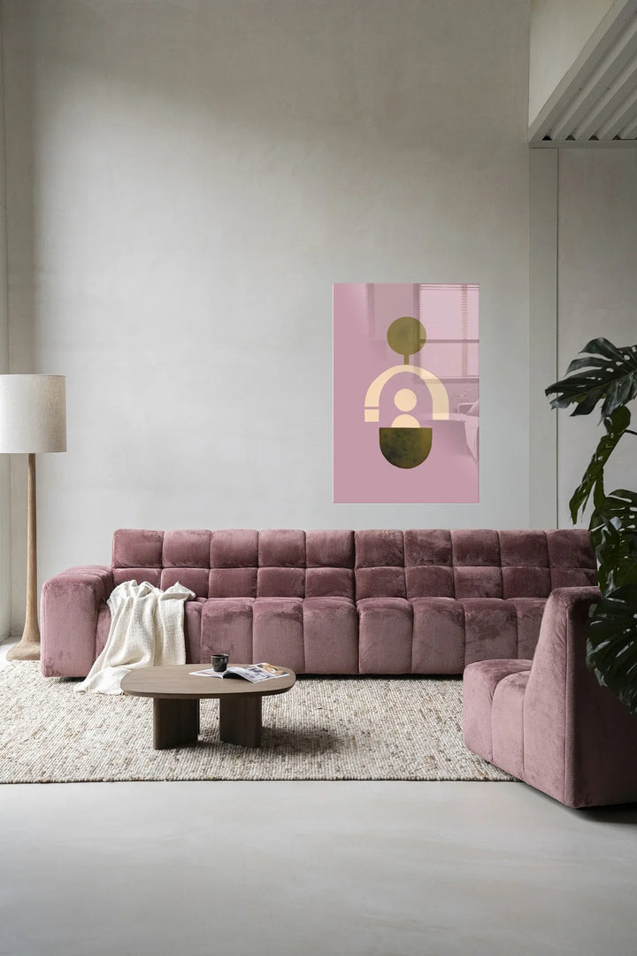 Forma 2 Lilac - Moderne Wanddecoratie | Artprint, Glass Art & Wandkleed