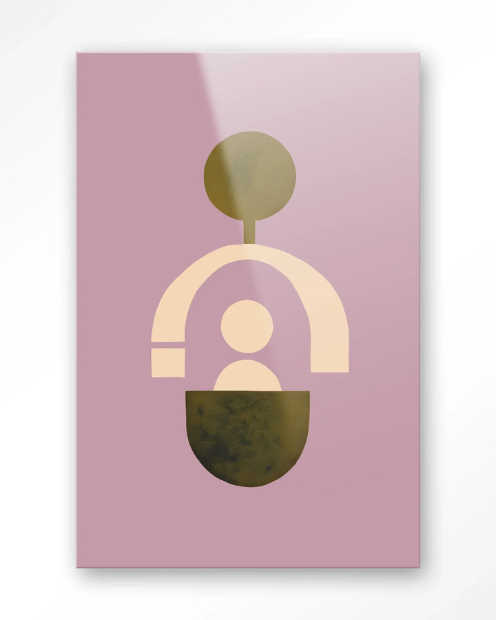 Forma 2 Lilac - Moderne Wanddecoratie | Artprint, Glass Art & Wandkleed