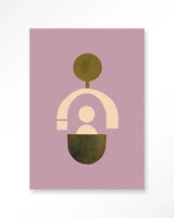 Forma 2 Lilac - Moderne Wanddecoratie | Artprint, Glass Art & Wandkleed