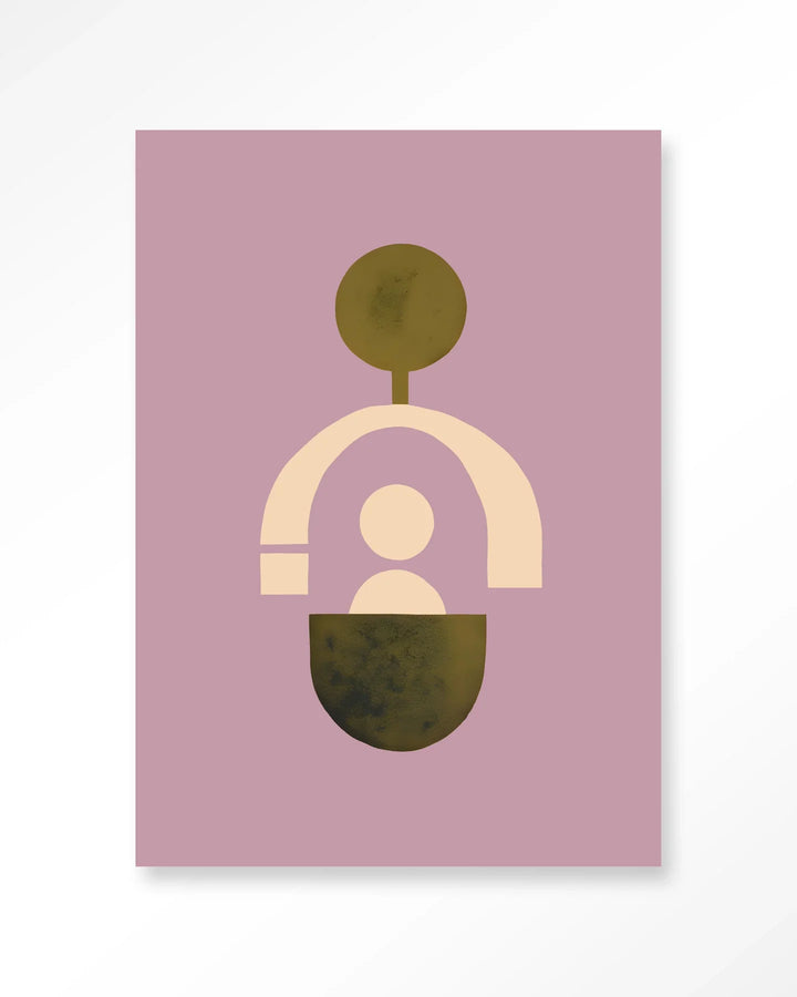 Forma 2 Lilac - Moderne Wanddecoratie | Artprint, Glass Art & Wandkleed