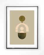 Forma 2 Beige - Moderne Wanddecoratie | Artprint, Glass Art & Wandkleed