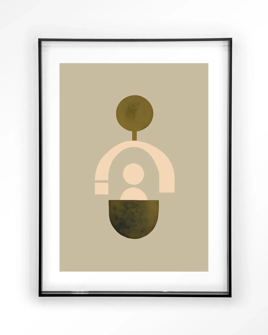 Forma 2 Beige - Moderne Wanddecoratie | Artprint, Glass Art & Wandkleed