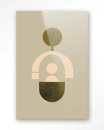 Forma 2 Beige - Moderne Wanddecoratie | Artprint, Glass Art & Wandkleed