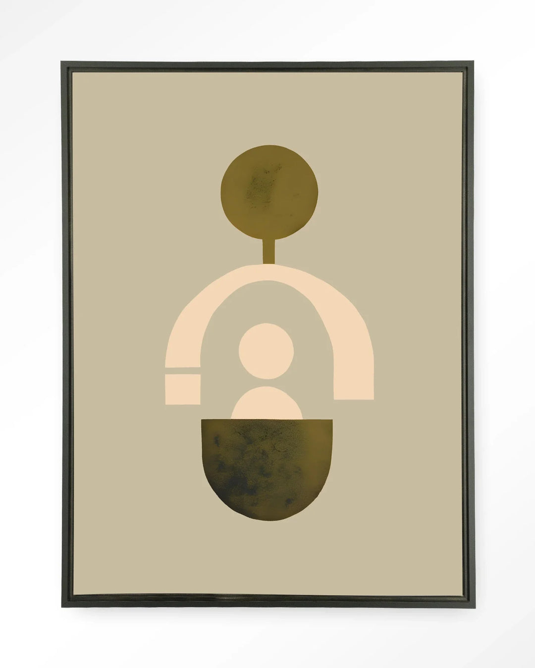 Forma 2 Beige - Moderne Wanddecoratie | Artprint, Glass Art & Wandkleed