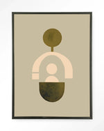 Forma 2 Beige - Moderne Wanddecoratie | Artprint, Glass Art & Wandkleed