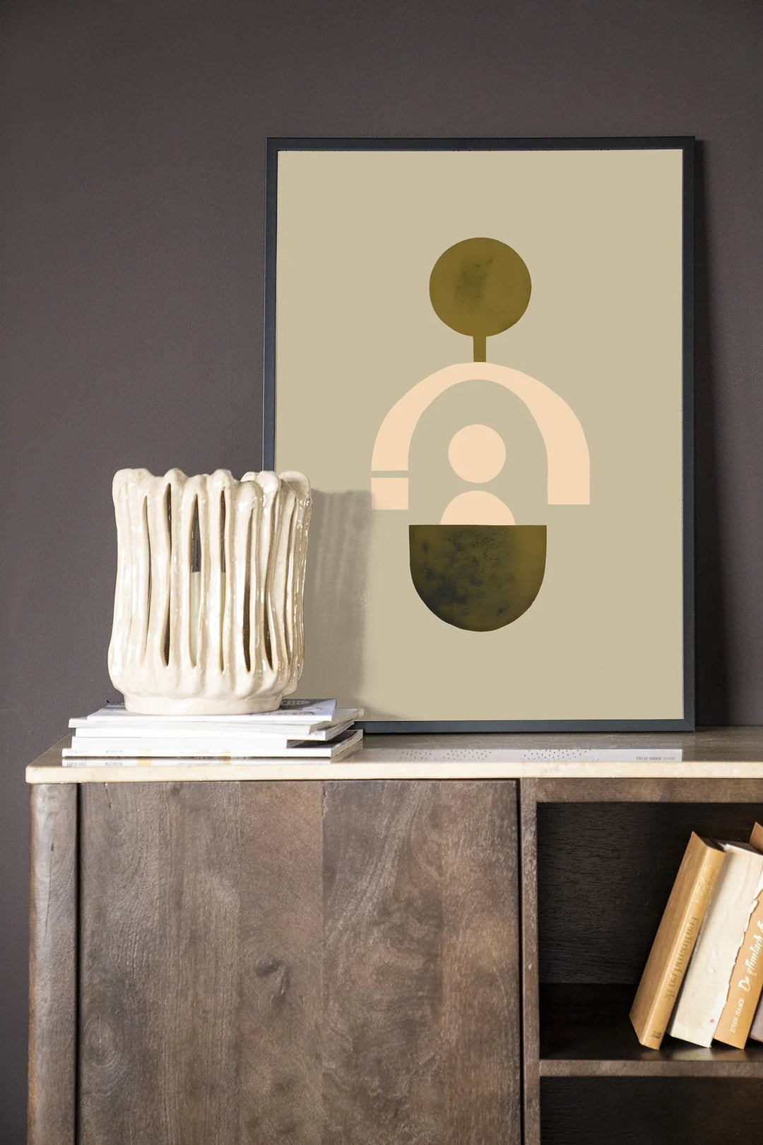 Forma 2 Beige - Moderne Wanddecoratie | Artprint, Glass Art & Wandkleed