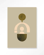 Forma 2 Beige - Moderne Wanddecoratie | Artprint, Glass Art & Wandkleed