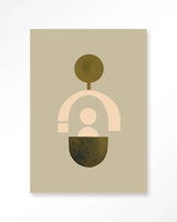 Forma 2 Beige - Moderne Wanddecoratie | Artprint, Glass Art & Wandkleed