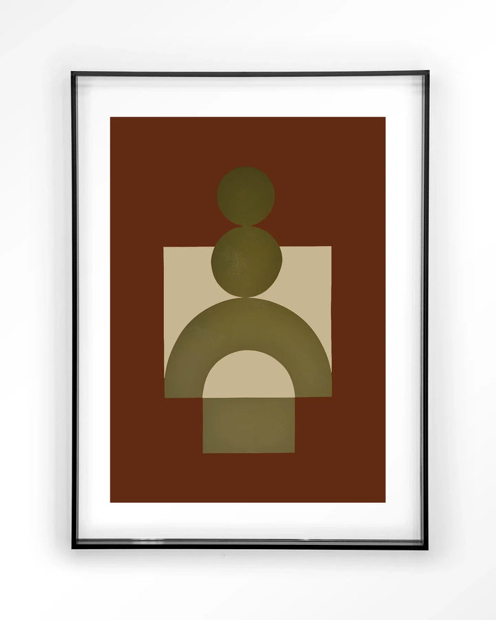 Forma 3 Red - Moderne Wanddecoratie | Artprint, Glass Art & Wandkleed