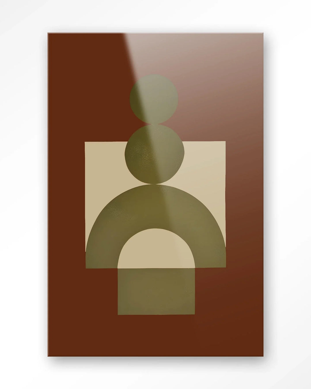 Forma 3 Red - Moderne Wanddecoratie | Artprint, Glass Art & Wandkleed