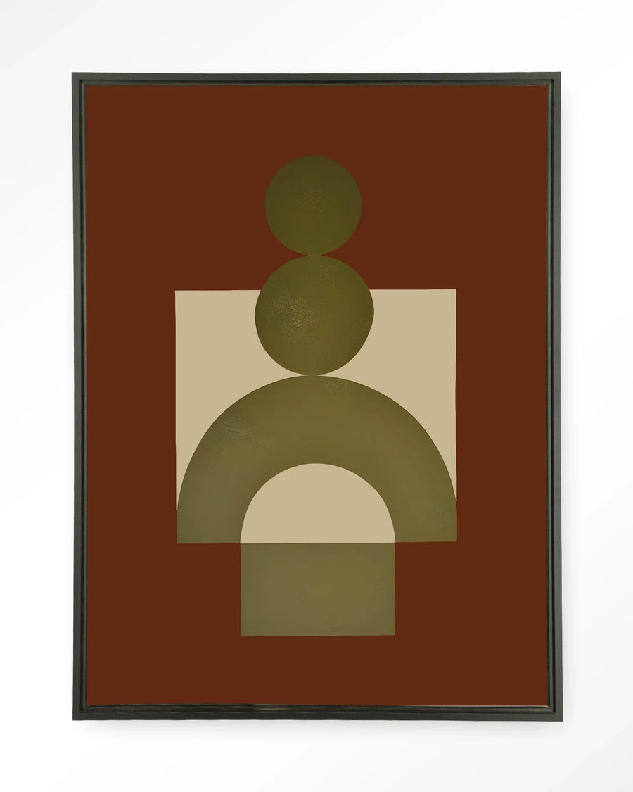 Forma 3 Red - Moderne Wanddecoratie | Artprint, Glass Art & Wandkleed