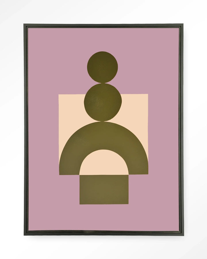 Forma 3 Lilac - Moderne Wanddecoratie | Artprint, Glass Art & Wandkleed
