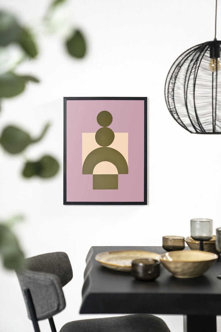Forma 3 Lilac - Moderne Wanddecoratie | Artprint, Glass Art & Wandkleed