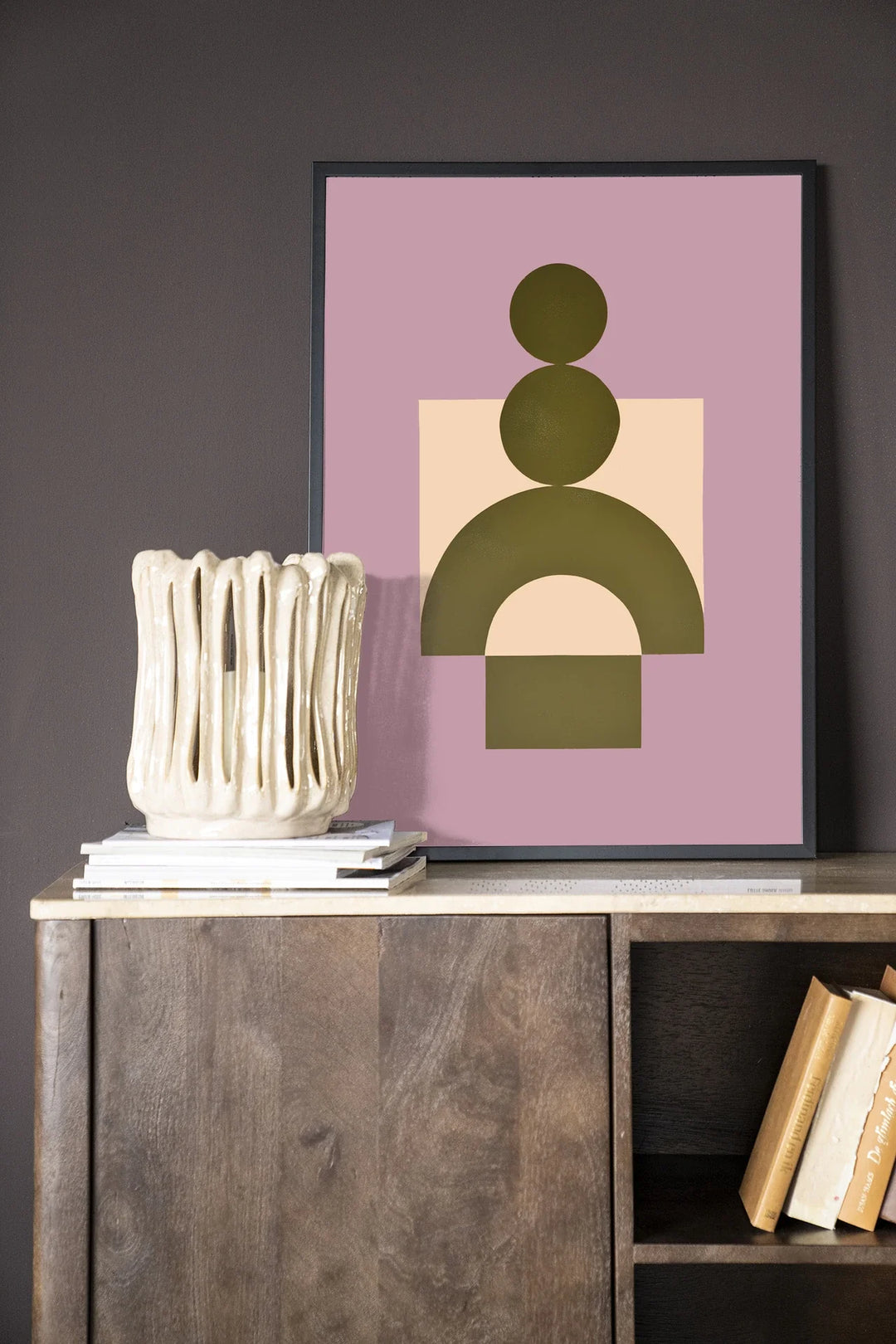 Forma 3 Lilac - Moderne Wanddecoratie | Artprint, Glass Art & Wandkleed