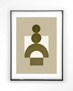 Forma 3 Beige - Moderne Wanddecoratie | Artprint, Glass Art & Wandkleed